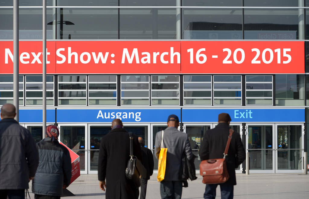 CeBIT 2015 Eingang Hannover
