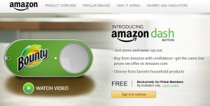 Bounty Produkte über Amazon per Knopfdruck