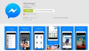 Google Play Store Facebook Messenger