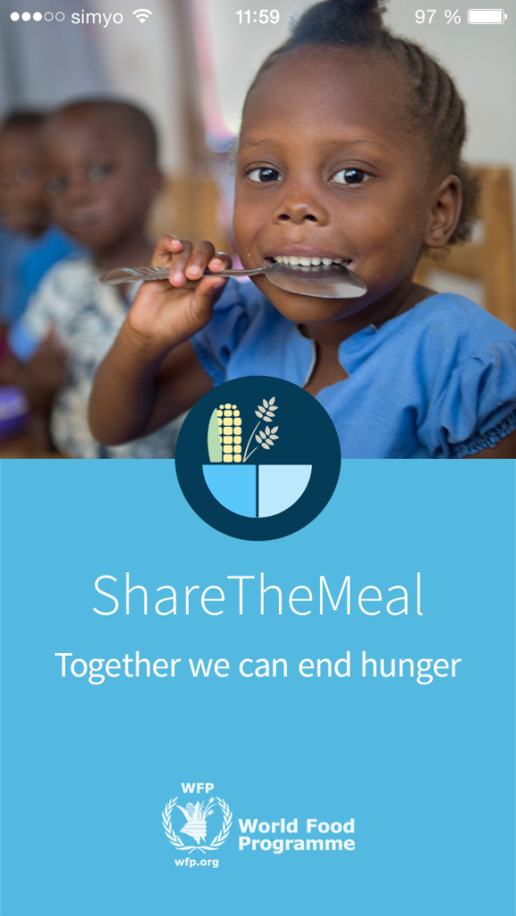Share The Meal App hilft gegen Welthunger