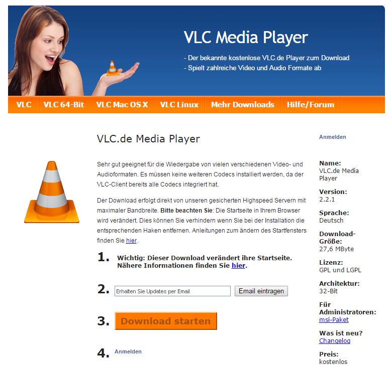 what is the new version of vlc media player for windows 7