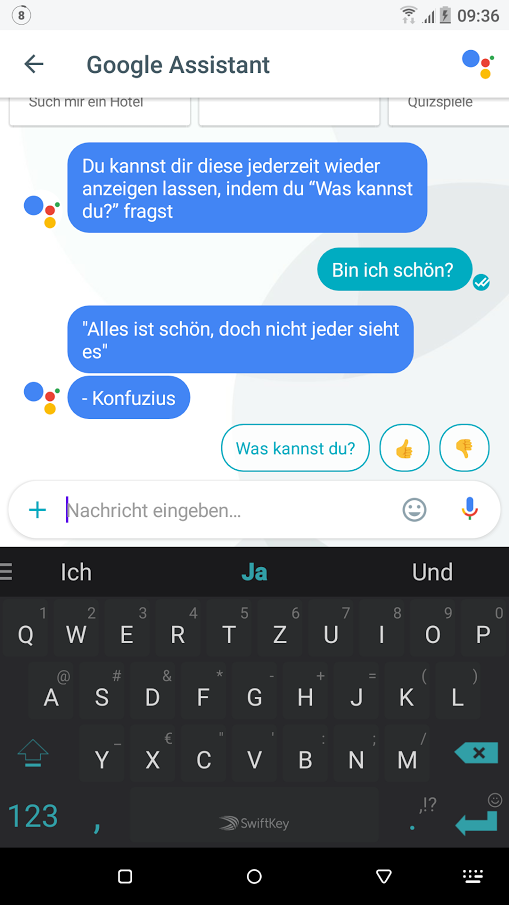 Android Sprachassistent