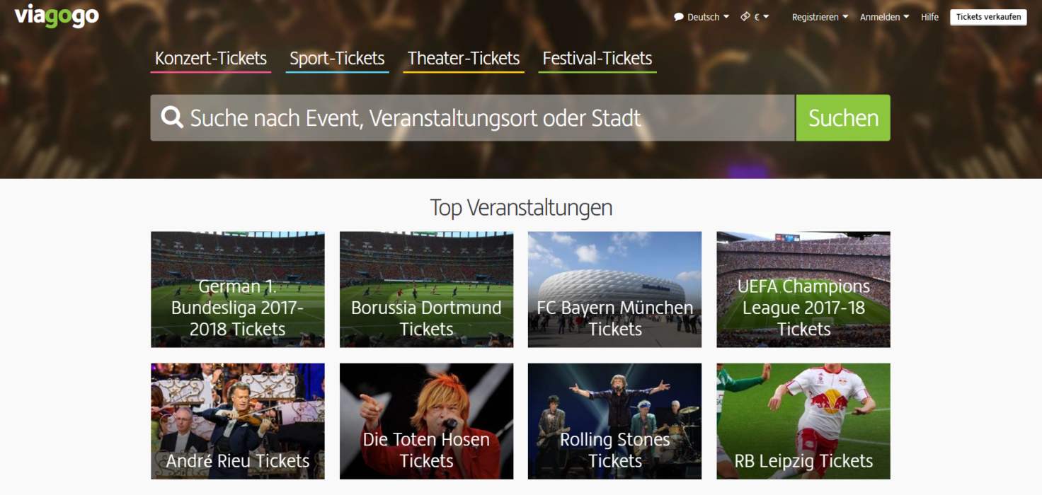 Viagogo Tickets Abzocke mit droht