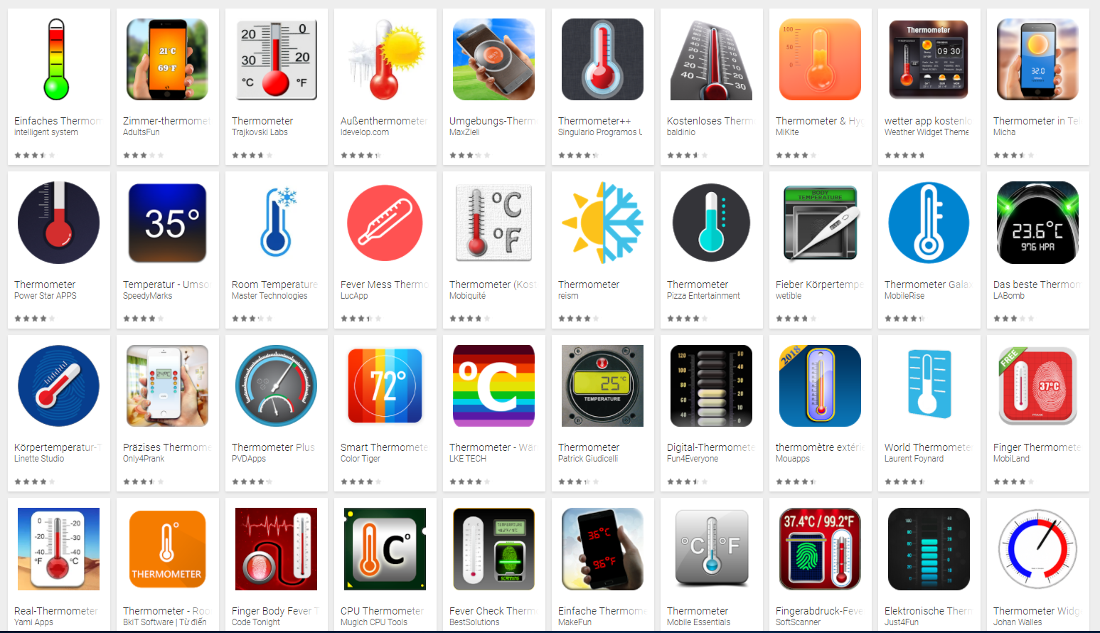 Thermometer App – Sie sagt euch: Wie warm wird es?