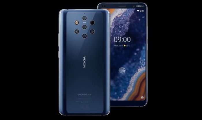 Nokia 9 PureView Geräteansicht