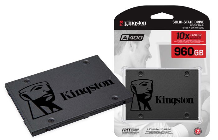 Das Bild zeigt SSD A400 von Kingston. Bild: Kingston/Montage PC-SPEZIALIST