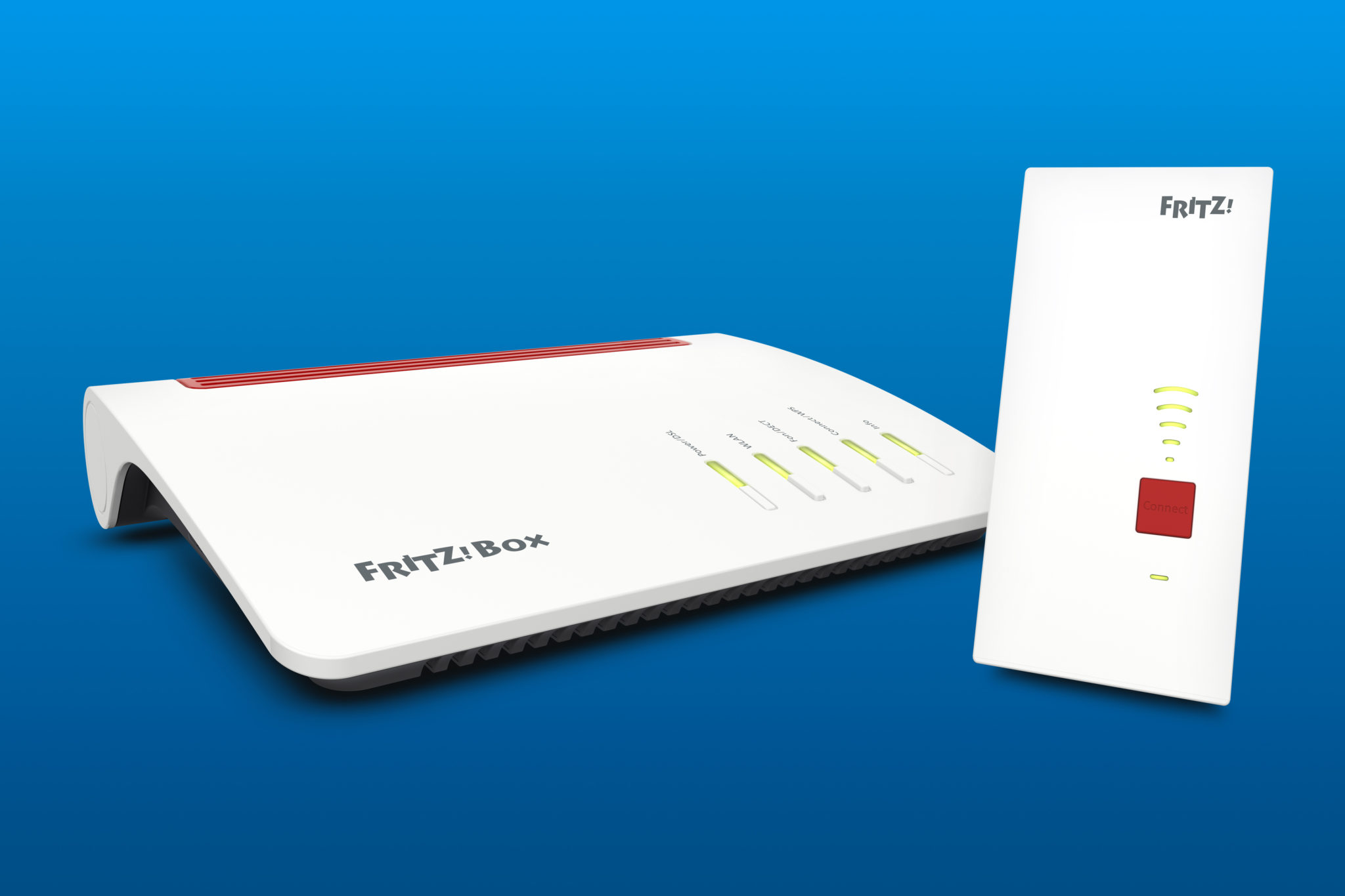 FRITZ! Mesh-Set: FRITZ!Box und Repeater – Profis fürs Heimnetzwerk