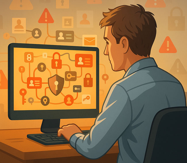 IT-Teams im Spannungsfeld wachsender Identitäten. Bild: ChatGPT (Bild erstellt mit KI)