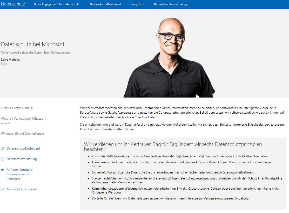 Microsoft EU-Datenschutzgrundverordnung