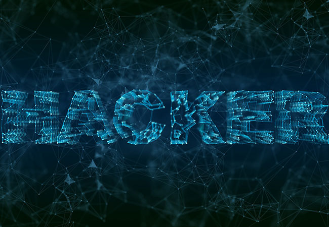 Das Bild zeigt den Schriftzug Hacker, der symbolisiert, dass Add-ons auch Cyberkriminalität fördern können. Bild: Pixabay/TheDigitalArtist
